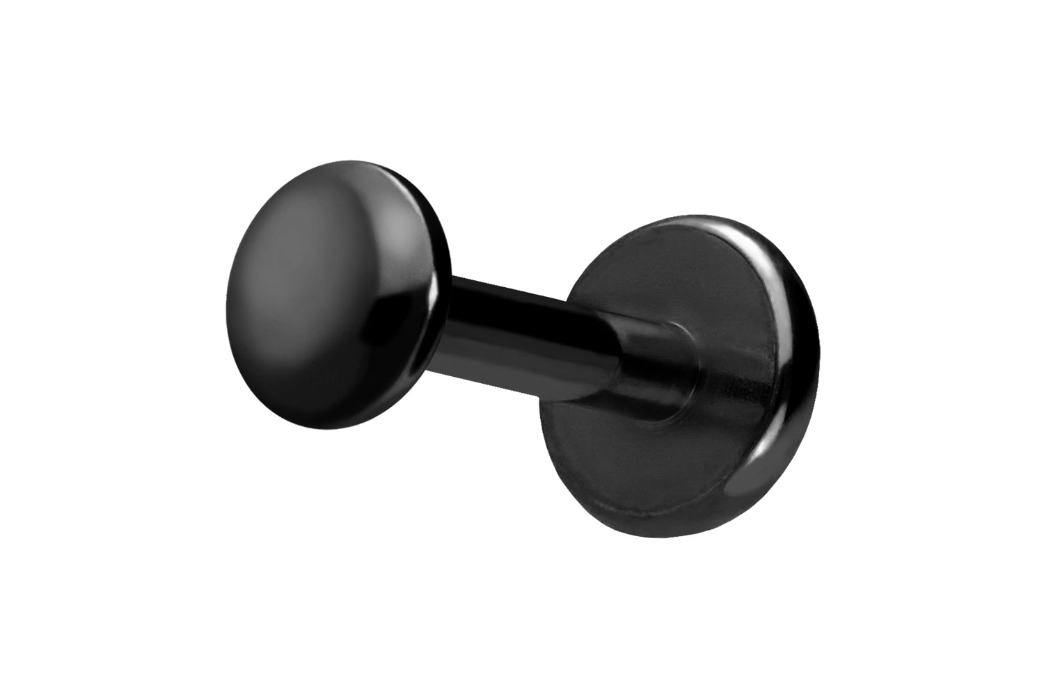 Titan Labret Piercing mit Push Fit DISC